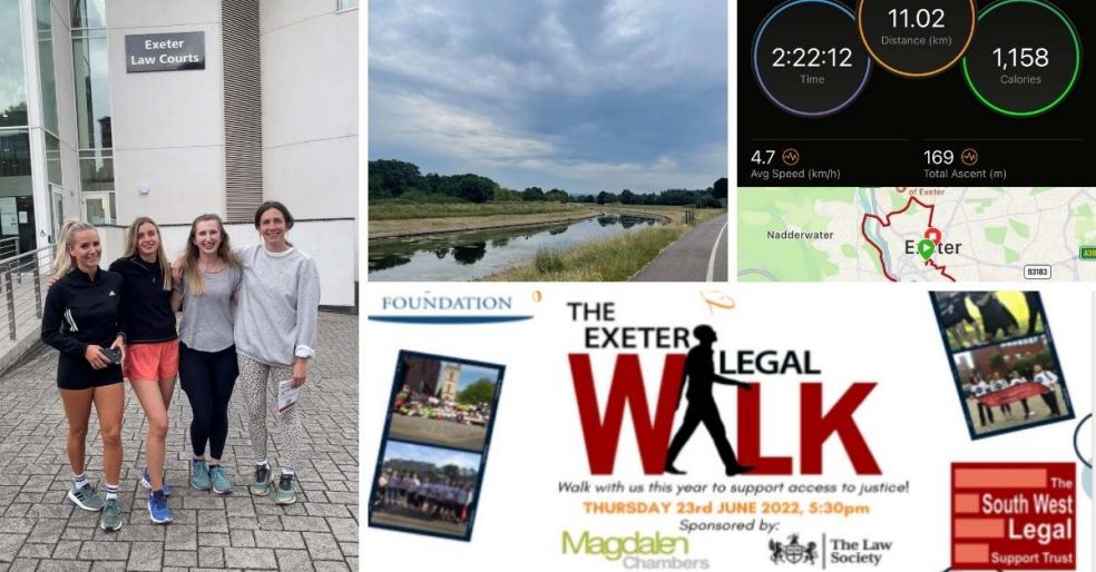 Foot Anstey supports the Exeter Legal Walk The Exeter Daily